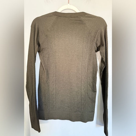 Lululemon Rest Less Pullover - Olive Green - Picture 6 of 7